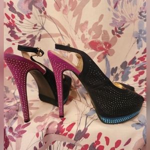 SM New York sparkle heel